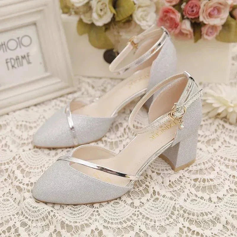 Medium Heel Sandals