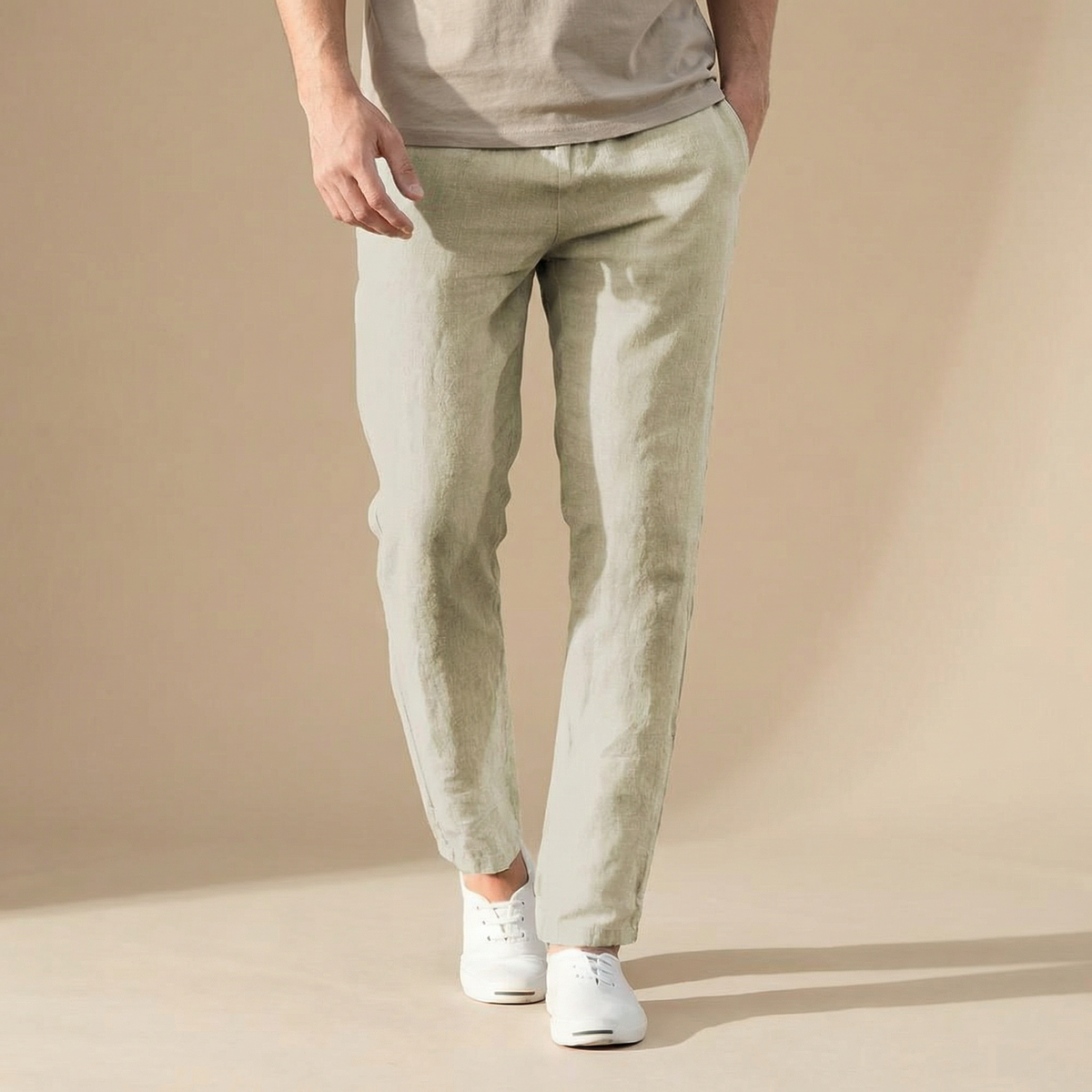 Men's Pants – Three-Colour Range — Beige