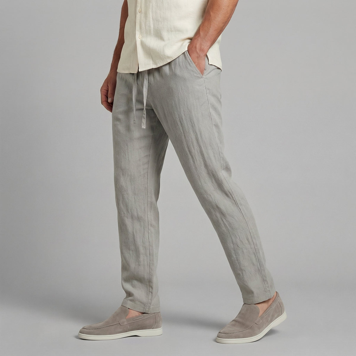 Men's Pants – Six-Colour Range — Light Grey