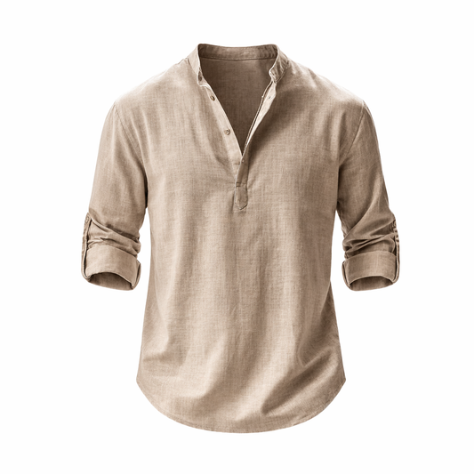 Men's Casual Fit Shirt — Cream