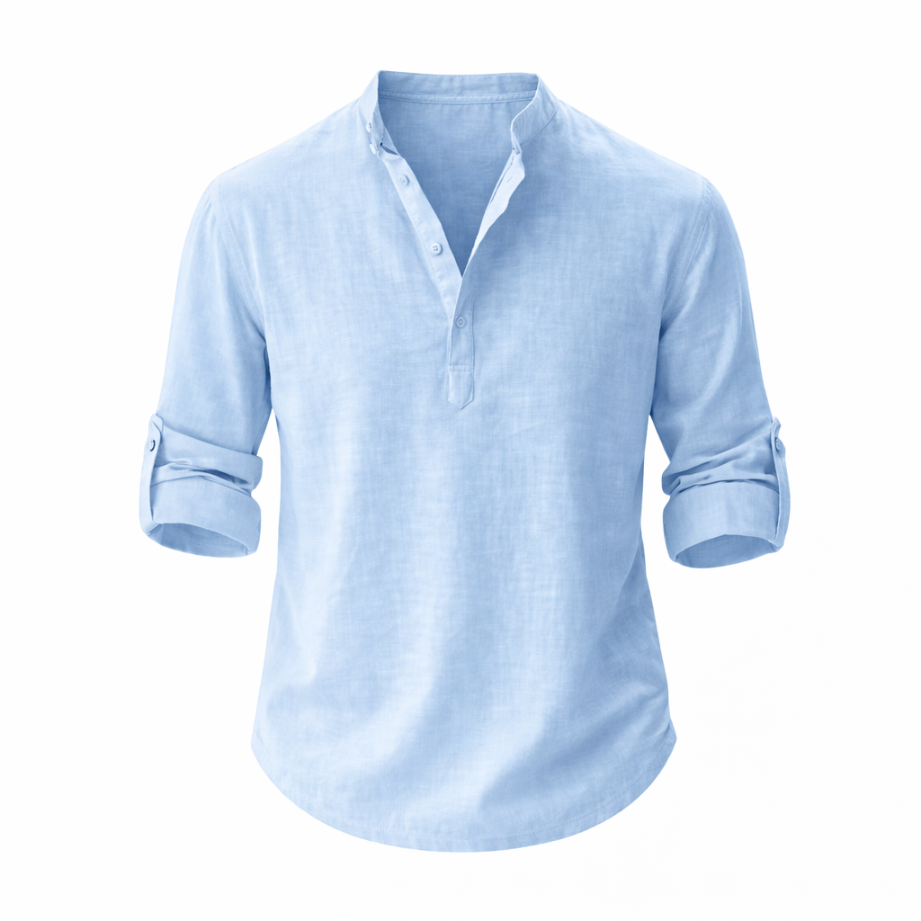 Men's Casual Fit Shirt — Light Blue