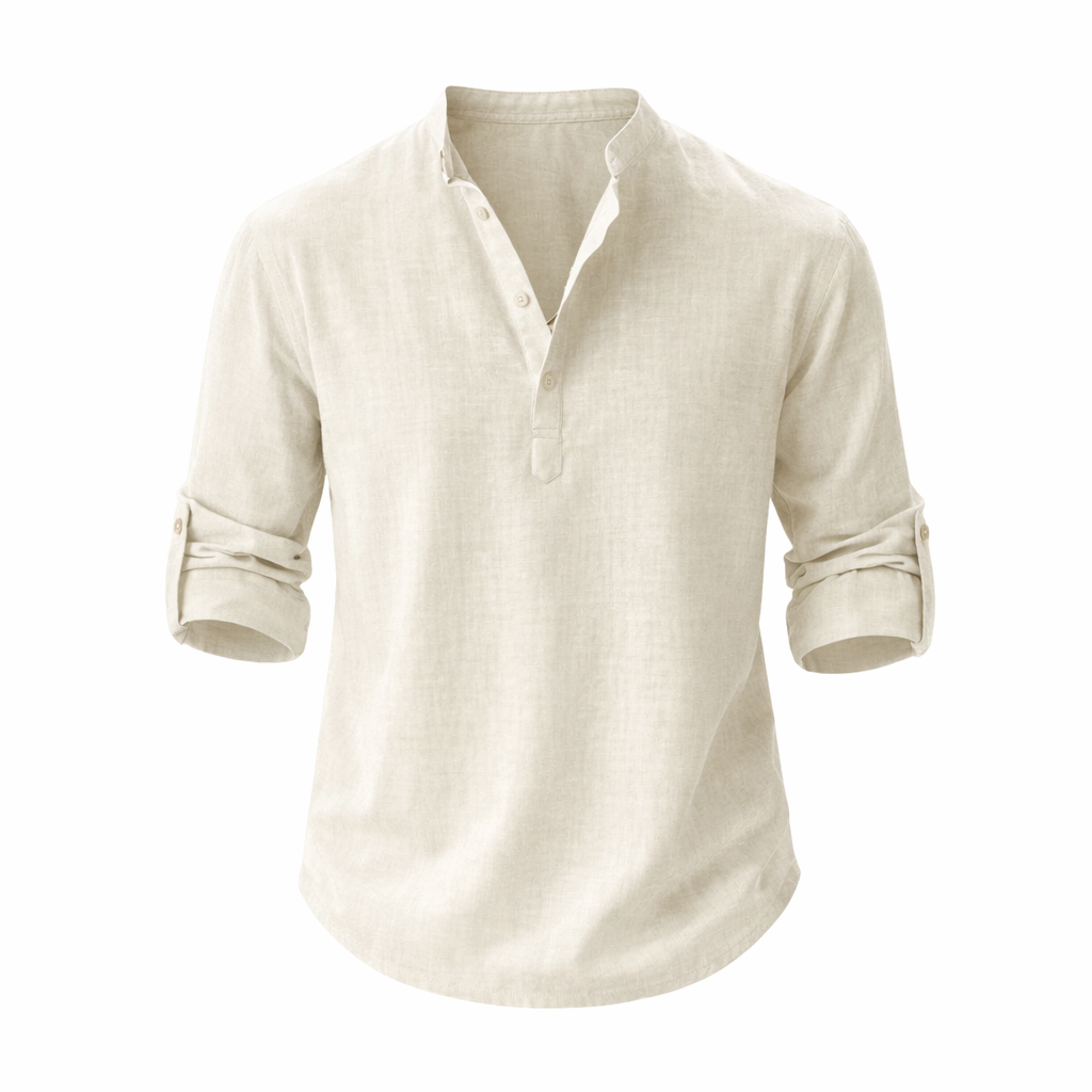 Men's Casual Fit Shirt — Beige