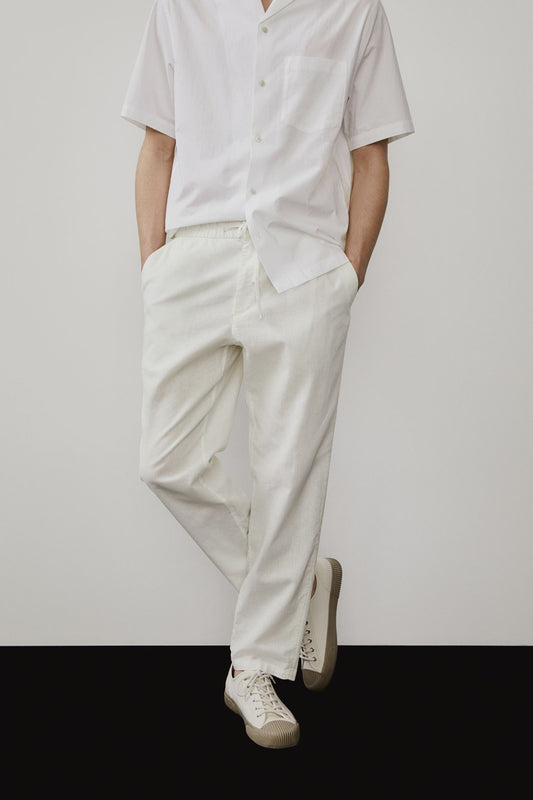 Men's Relaxed Fit Pants — White
