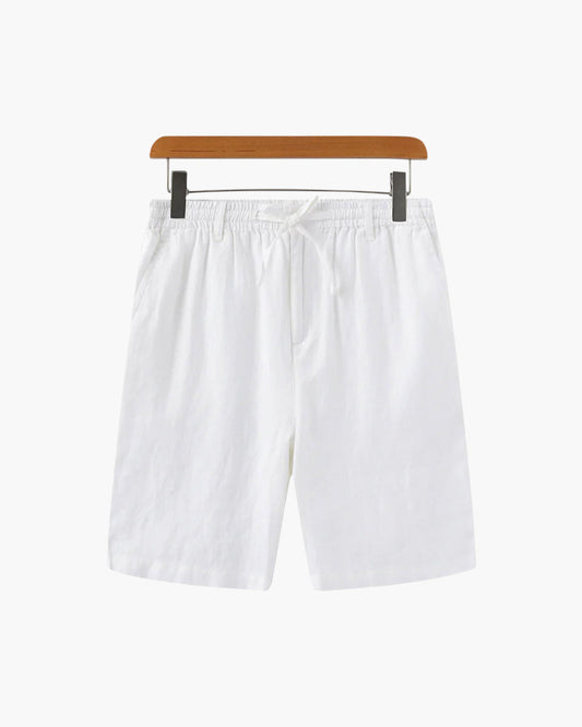 Men's Drawstring Shorts — White
