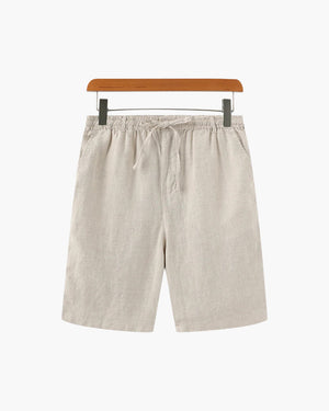 Men's Drawstring Shorts — Beige