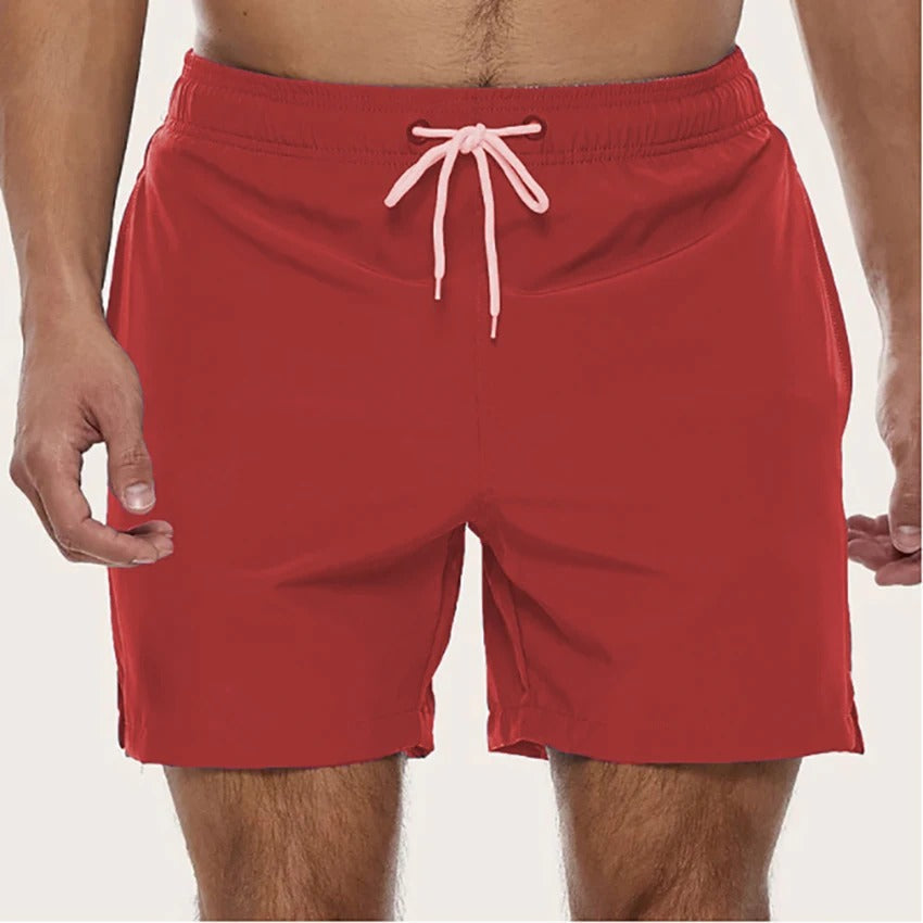Men's Performance Swimsuit — Red