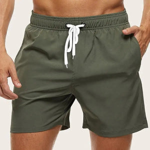 Maillot de bain de performance pour homme — Vert foncé