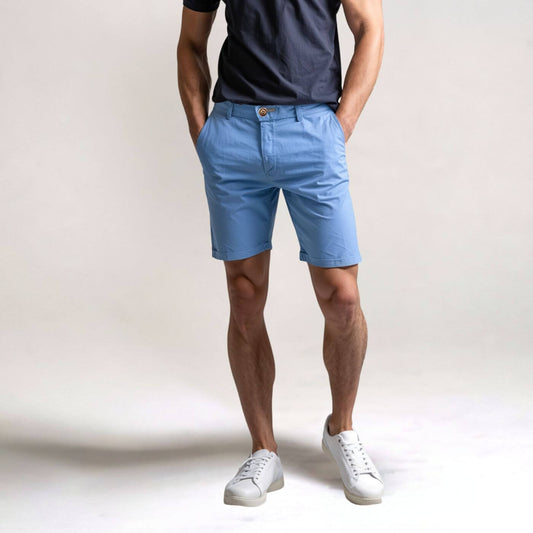 Men's Bermuda Comfortable Fit — Light Blue