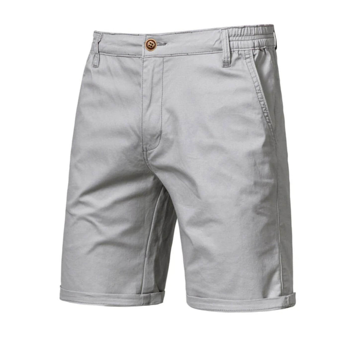 Men's Bermuda Comfortable Fit — Light Grey