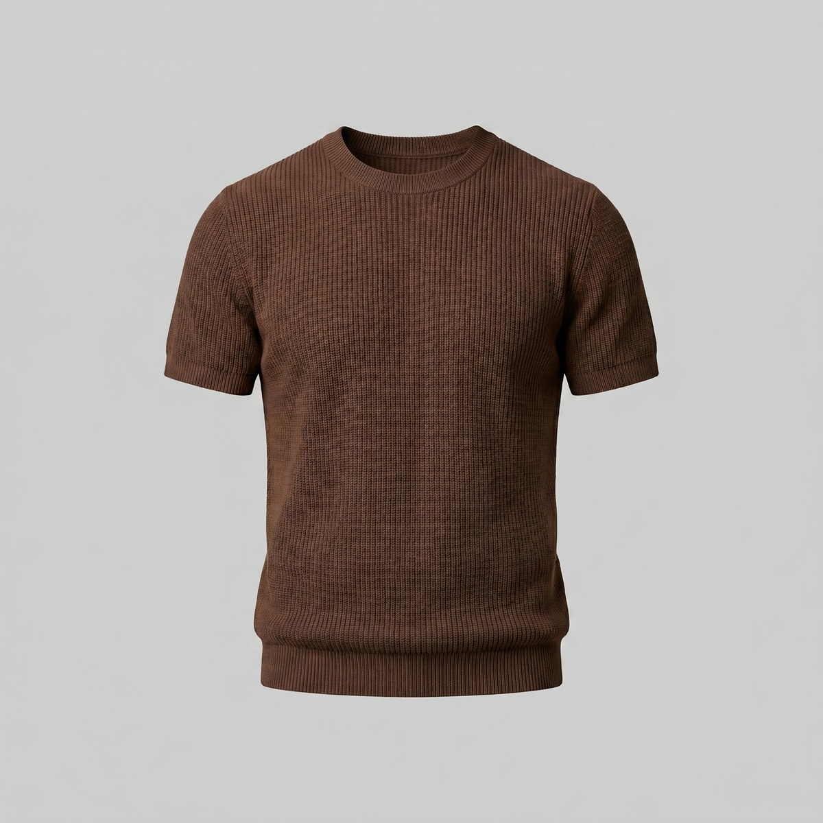 Men's Knit Pullover T-shirt — Black