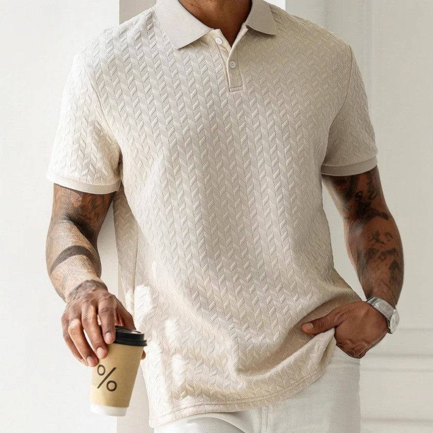Summer Knit High Polo Shirt — product view