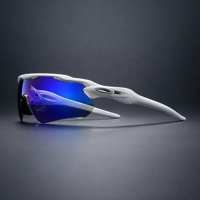 Sports Sunglasses — White/Blue