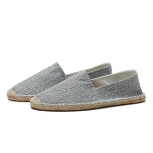 Espadrilles confortables pour hommes — Gris/Beige