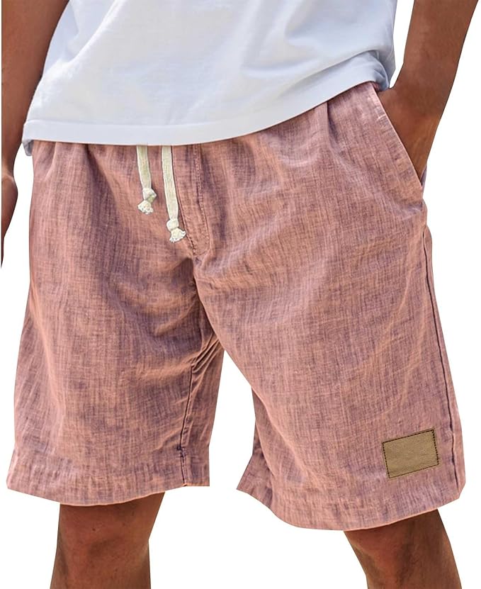 Men's Beach Shorts — Pink