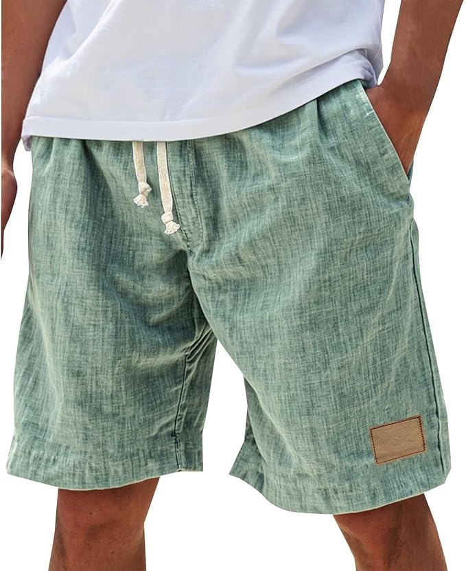 Men's Beach Shorts — Mint Green