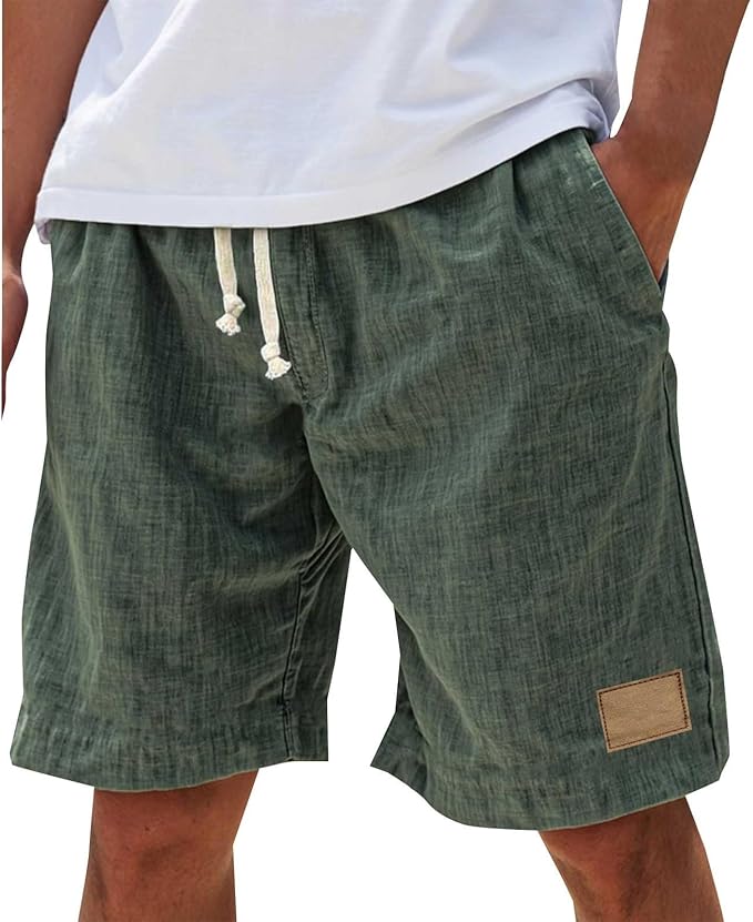 Men's Beach Shorts — Green