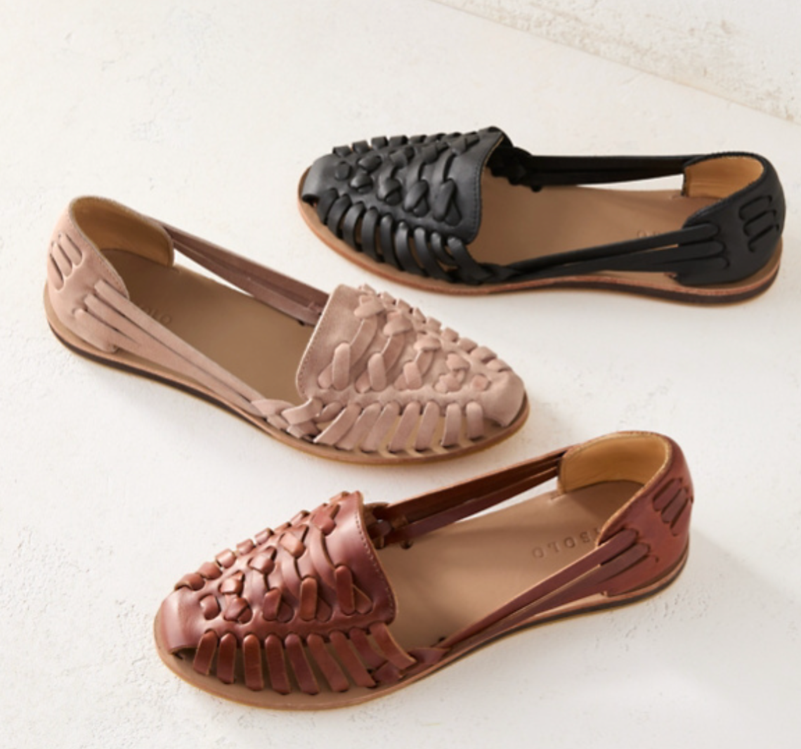 Woven Heel-Free Shoes — product view