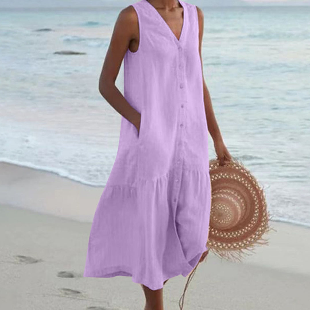 Summer Dress — Purple
