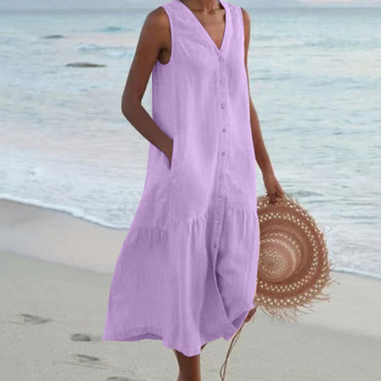 Summer Dress — Purple