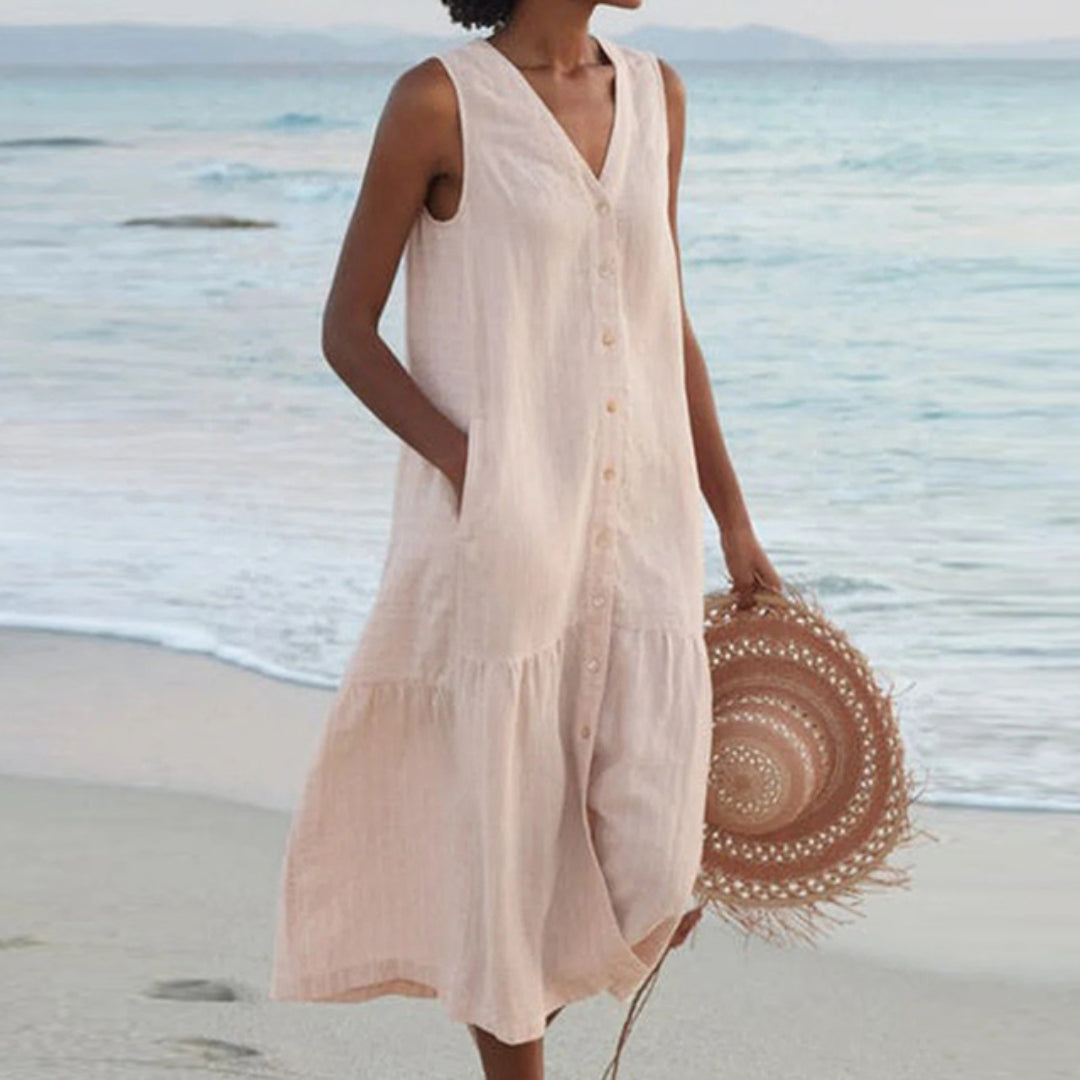 Summer Dress — Beige