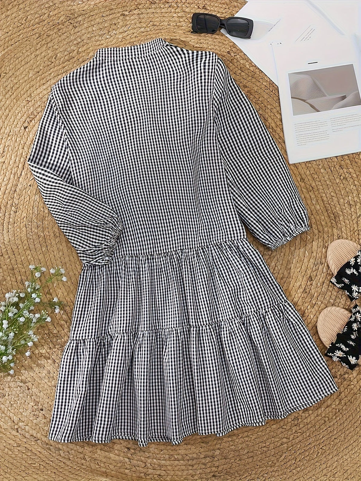 Short Ruffled Dress — product view