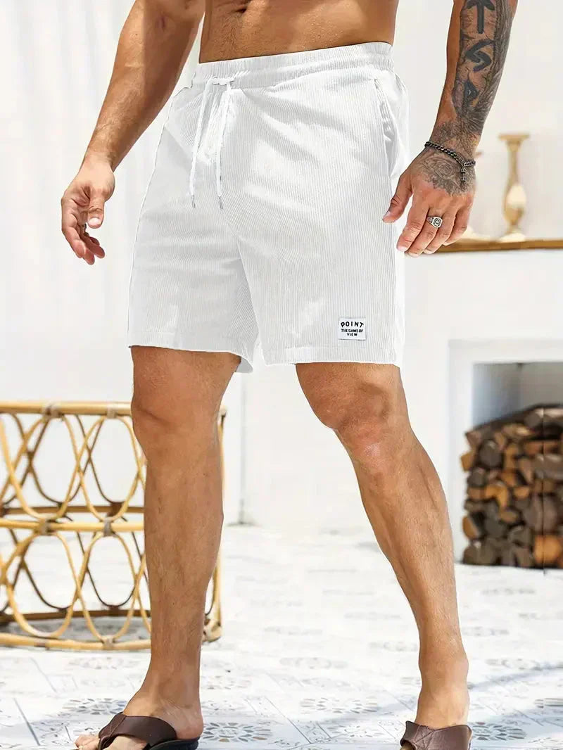 Men's Ribbed Shorts — product view