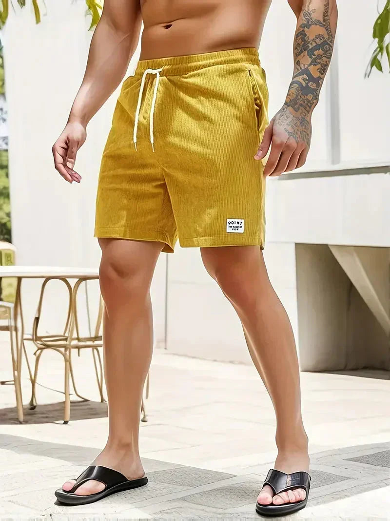 Men's Ribbed Shorts — product view