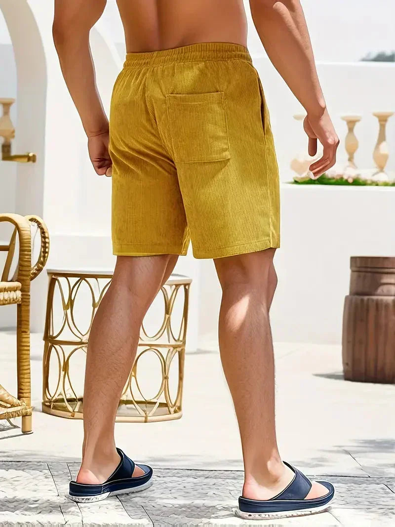 Men's Ribbed Shorts — product view