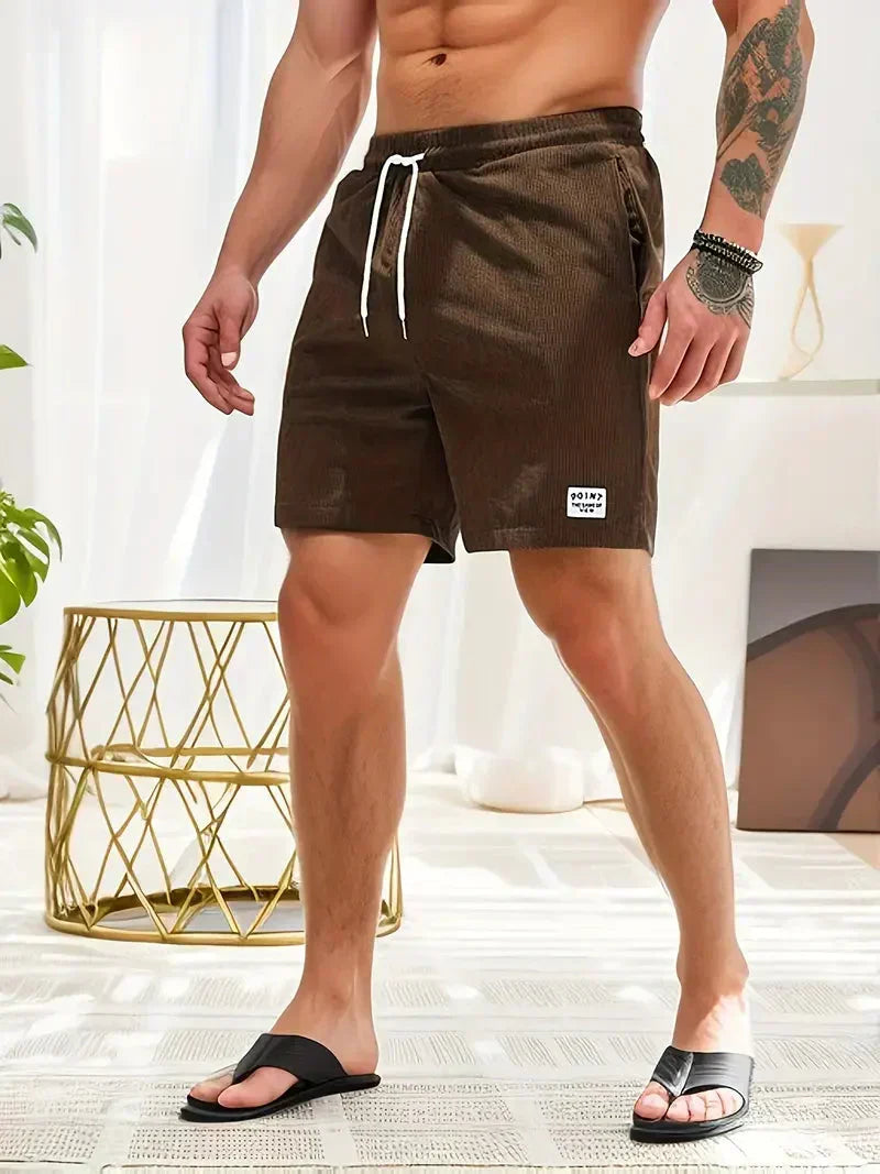 Men's Ribbed Shorts — product view