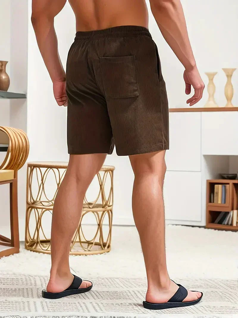Men's Ribbed Shorts — product view