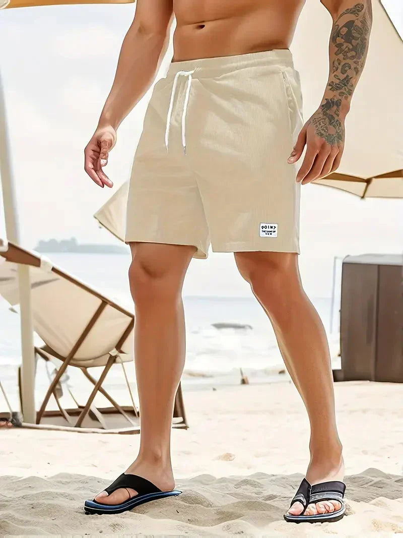 Men's Ribbed Shorts — product view