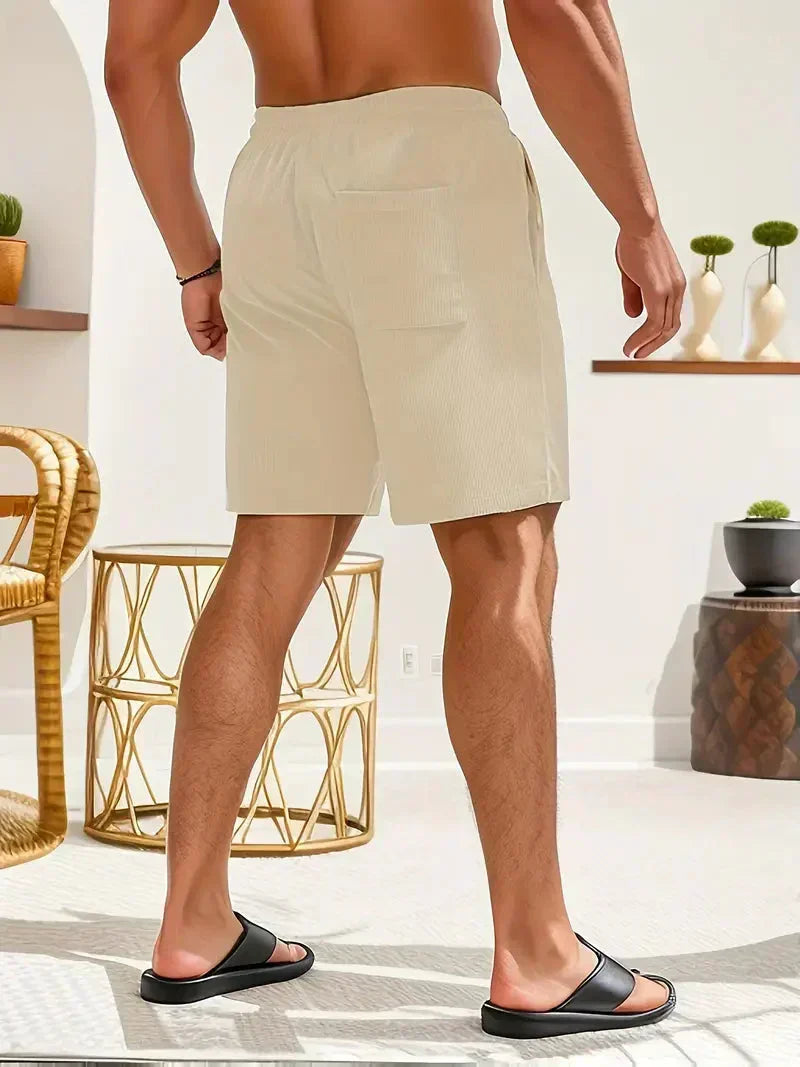 Men's Ribbed Shorts — product view