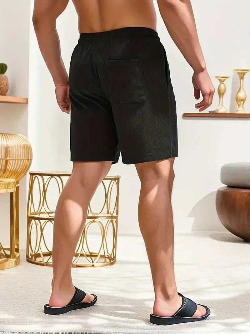Men's Ribbed Shorts — product view