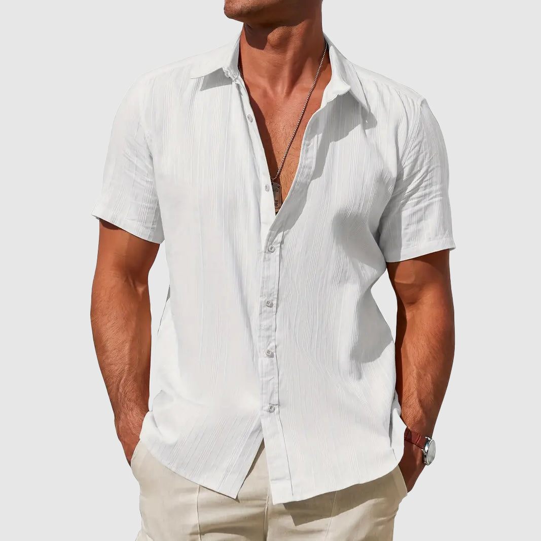 Short Sleeve Summer Top — White