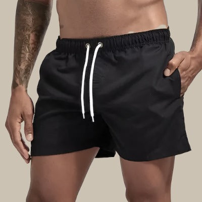 Men's Swimming Shorts — Black