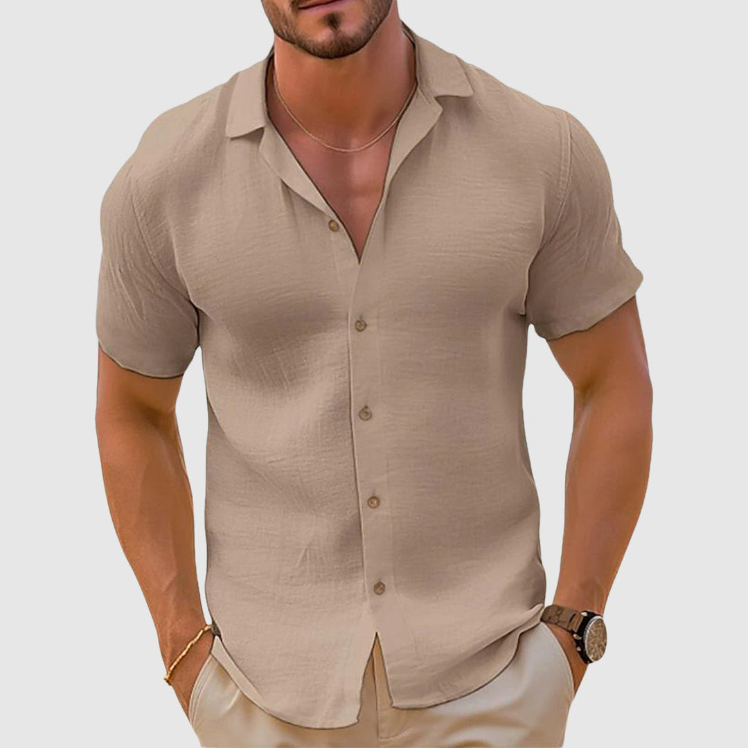 Casual Cut Shirt — Khaki
