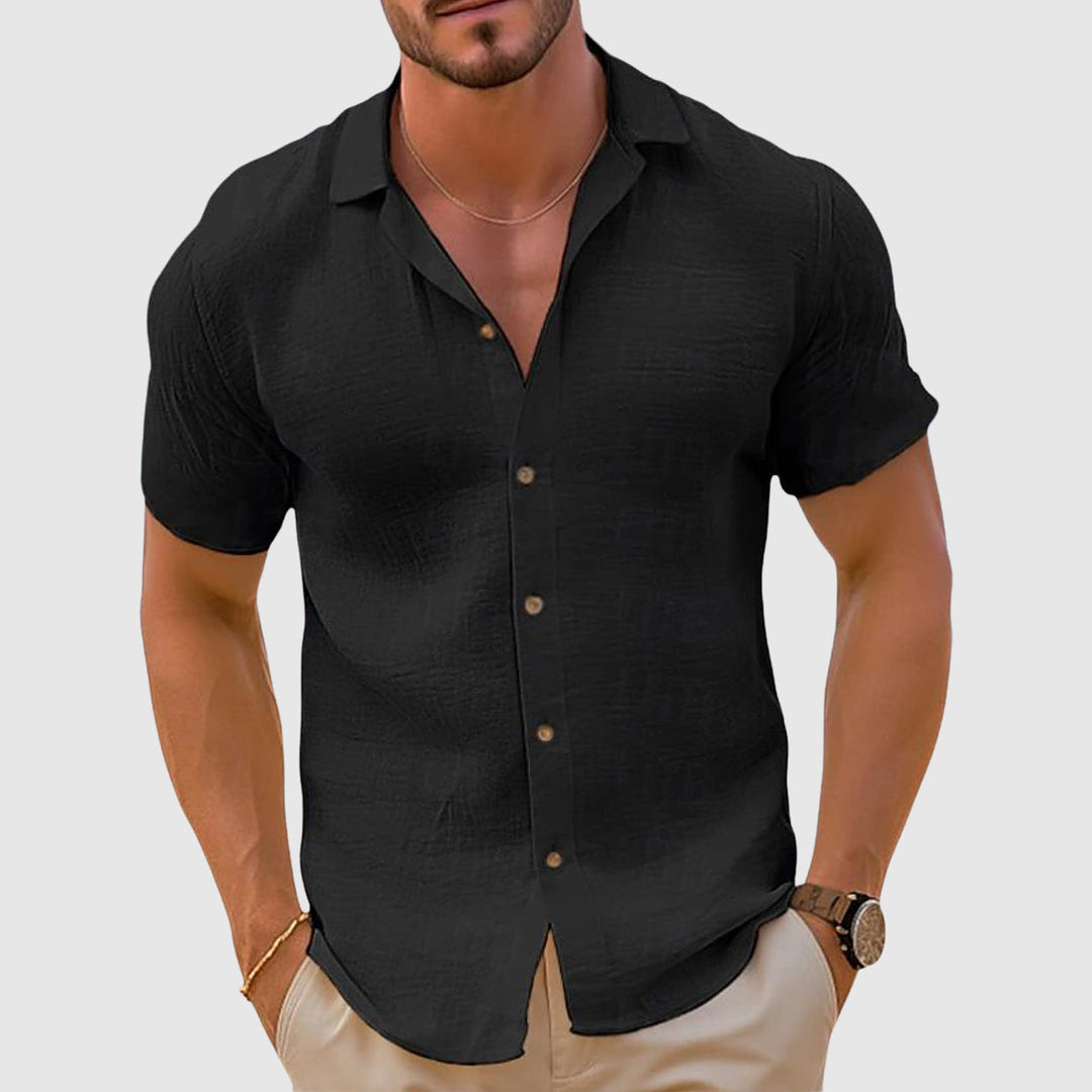 Casual Cut Shirt — Black