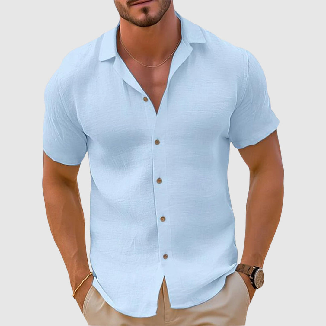 Casual Cut Shirt — Blue