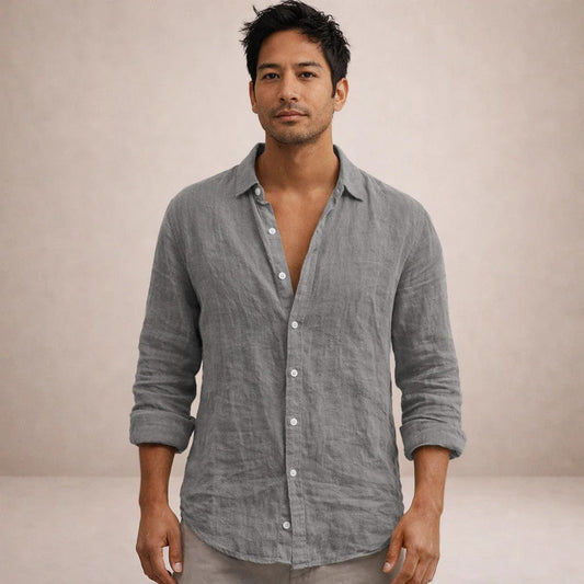 Men's Button-Up Shirt — product view