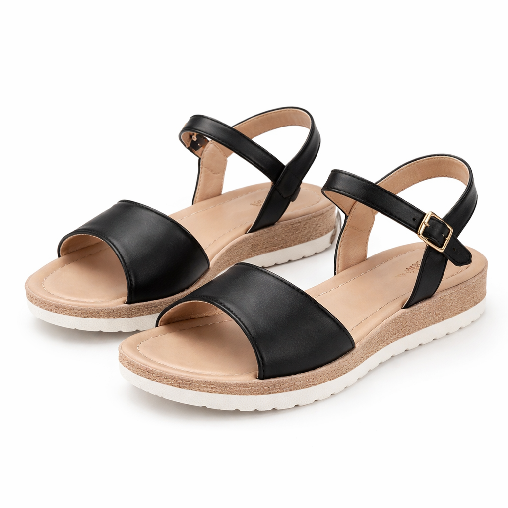 Wedge Sandals with Strap — product view