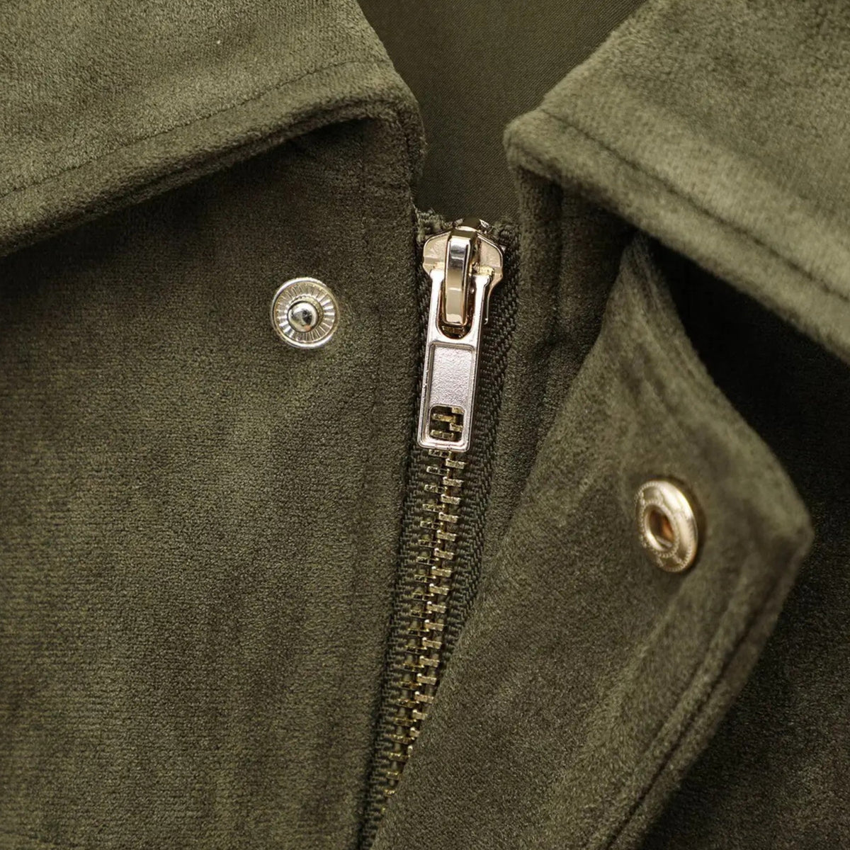 Vintage Zip-Up Bomber Jacket for Women — product view