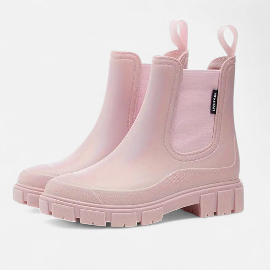 Women's Rain Boots Timeless Style — Pink
