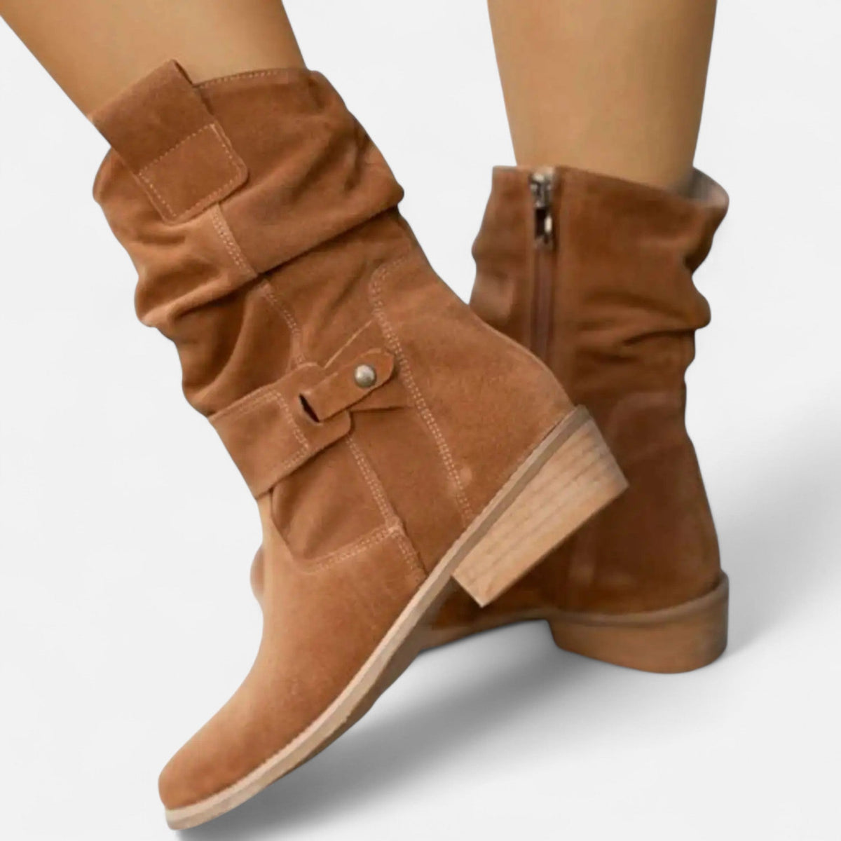 Women's Ankle Boots Soft Shaft Casual Elegant Style — product view