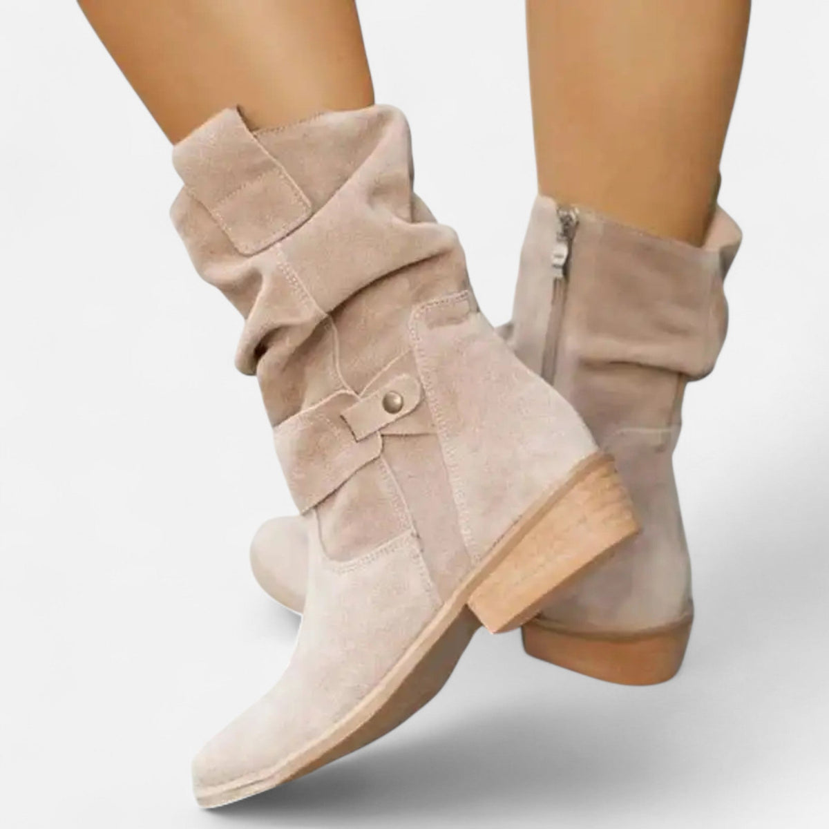 Women's Ankle Boots Soft Shaft Casual Elegant Style — product view