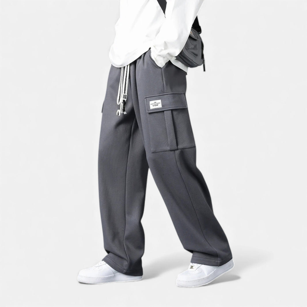 Men's Cargo Jogger Pants – Loose Fit Casual Streetwear