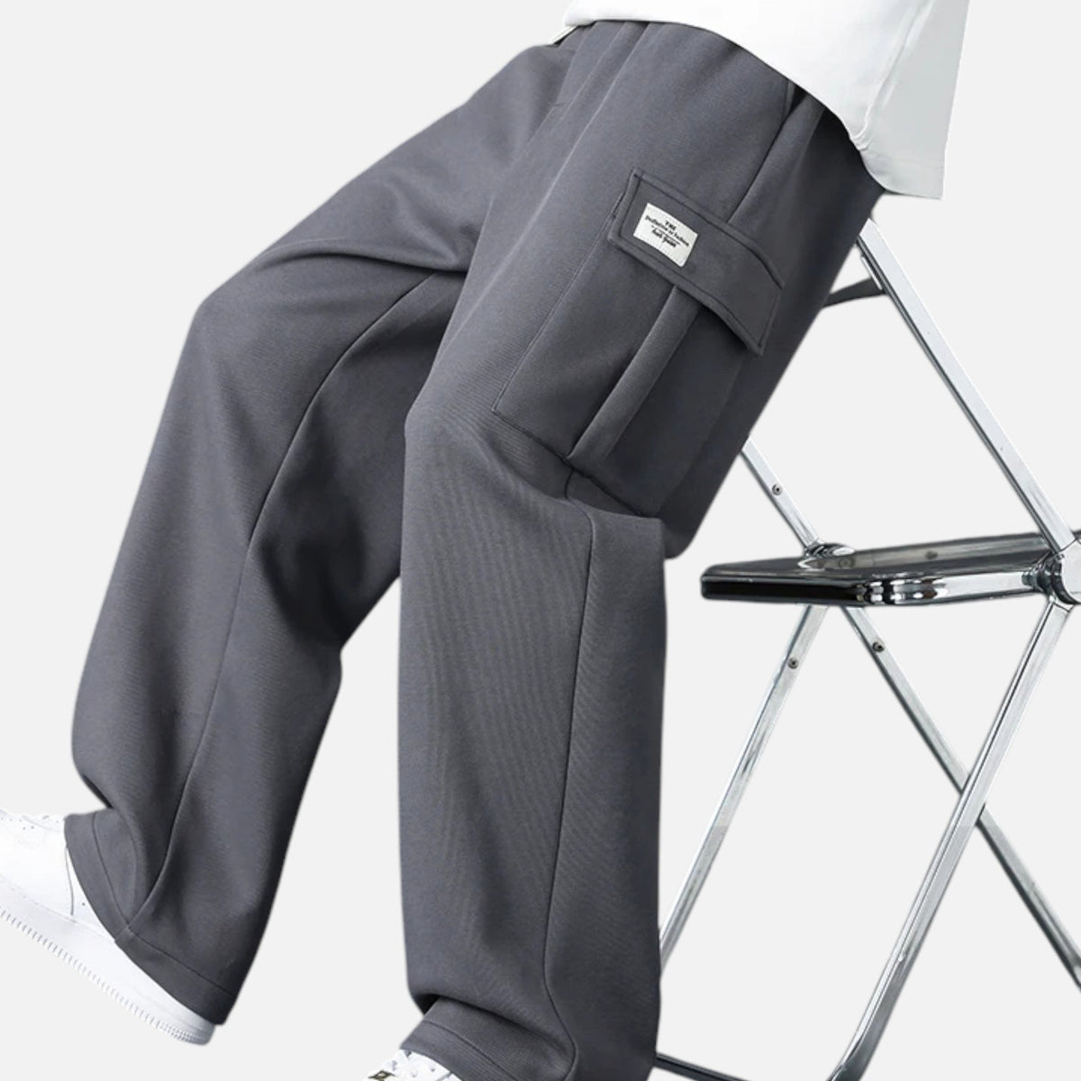 Men's Cargo Jogger Pants – Loose Fit Casual Streetwear — product view