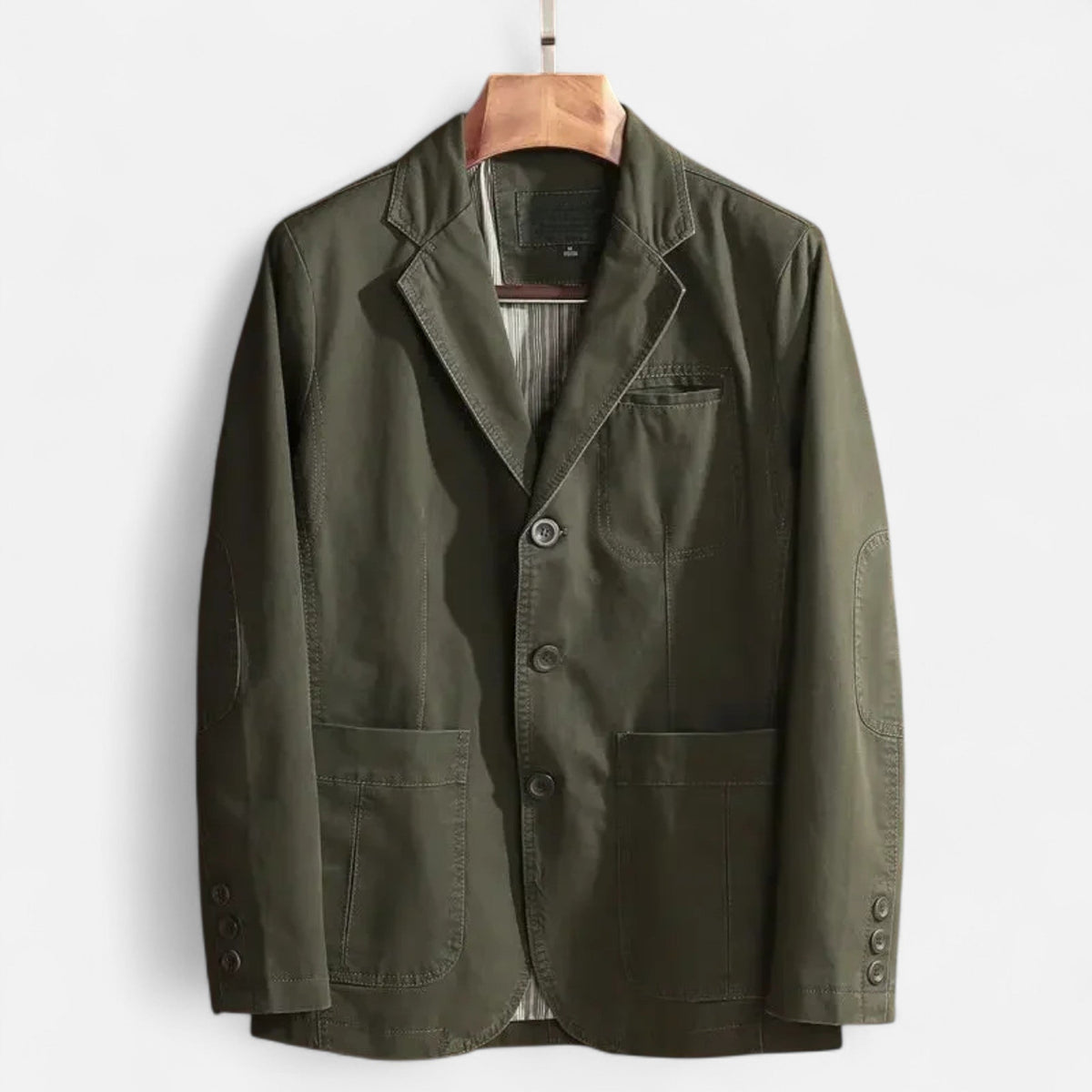 Men's Blazer Plus Size Timeless Elegance — Green