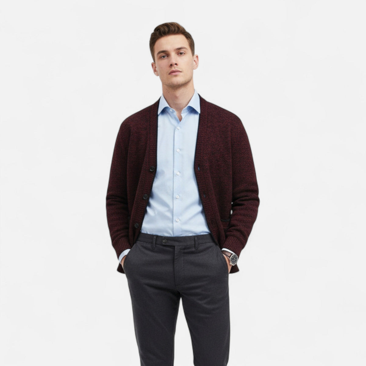 Timeless Classic Knit Men's Cardigan — image 2
