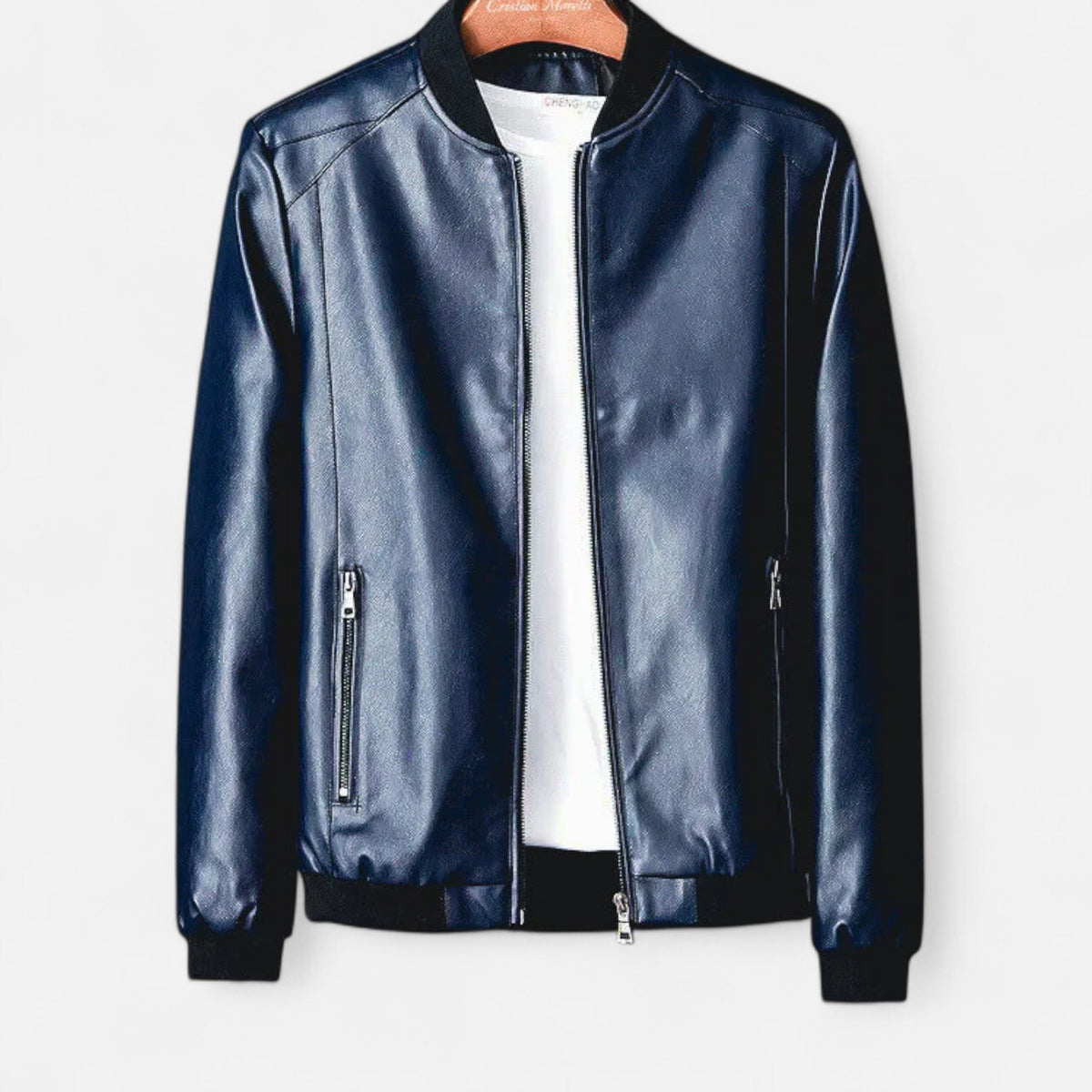 Men's Jacket Classic Style — Navy Blue