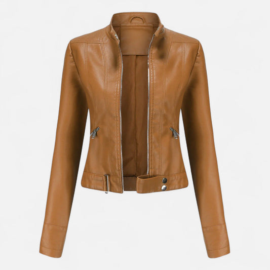 Women's Jacket Classic Refined Style — Chestnut